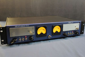 Gruning Audioworks racked pair of Telefunken V672 preamps. Save on factory 2nd