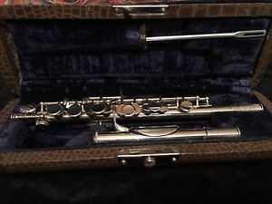 Paul Krebs Piccoloflöte Vollsilber, generalüberholt