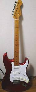 Fender Japan Stratocaster Red Made in Japan E-Guitar Free Shipping