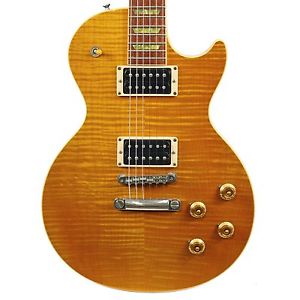 1999 GIBSON LES PAUL CLASSIC PLUS AMBER FLAME