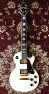 Gibson Les Paul Custom White Used  w/ Hard case
