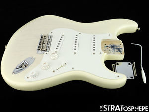 Vintage 56 USA Fender Strat LOADED BODY Stratocaster NITRO White Blonde SALE!