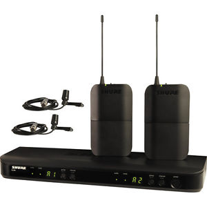 Shure BLX188/CVL Dual-Channel Dual Lavalier Wireless Mic System J10 2 day delive