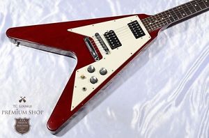 Gibson2001 Flying V â€˜67 Cherry   FREESHIPPING from JAPAN