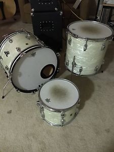 Vintage Ludwig Super Classic Drum Set  White Marine Pearl 13/16/20 1962/1965