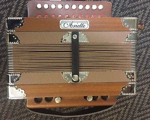 Ariette 4 Stop 1 Row Button Accordion