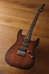 Tom Anderson Hollow Cobra S Burnished Orange Burst E-Guitar Free Shipping