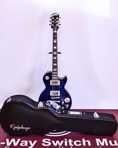 Epiphone Les Paul 60's Tribute Plus w/Hardshell Case - Midnight Sapphire