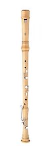 YAMAHA Wooden Bass Recorder With Softcase & Direct Blowing Cap YRB-44D Maple New