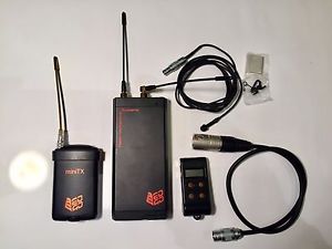AUDIO LTD 2040 RADIO MIC SET w Sanken COS-11 717-735 MHz
