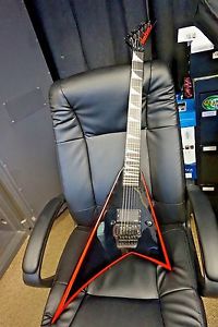 JACKSON Flying V MODEL RR24V RED & BLK.JACKSON SOFT CASE1990 JAPAN