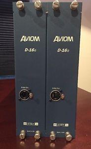 DiGiCo AVIOM D-16c Card For DiGiRack Or MADIrack