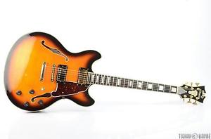 2013 D'ANGELICO EX-DC Excel Semi-Hollow Electric Guitar w/ Hard Case #26105