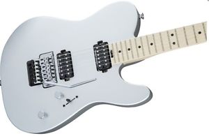 Charvel Pro Mod SD2 HH Satin Silver W/Hard Shell Case
