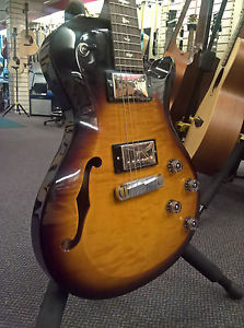 PRS S2 Singlecut Semi-Hollow in McCarty Tobacco Sunburst
