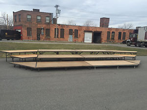 Midwest Portable Stage Risers Chorus School Church  over270 sq ft !!
