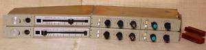 Pair of LOMO channel strips preamps equalizers neve pultec quality rare