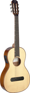 Lismore series, Parlor E-acoustic guitar with solid Spruce top and slotted head