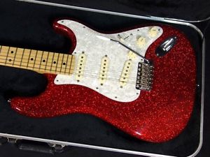 WARMOTH Custom ST Model Red Sparkle Free shipping From JAPAN