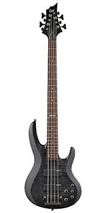 ESP LTD B-208 See Thru Black 8 String Bass
