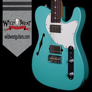 Suhr Alt T Pro HH Semi-Hollow Rosewood Fretboard Seafoam Green
