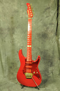 FERNANDES LA-85KK Ken Signature Model Red E-Guitar Free Shipping