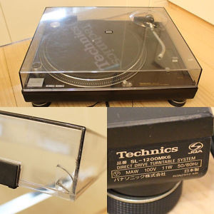 Used Technics SL-1200MK6 DJ turntable black EMS Free tracking ship