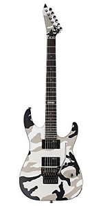 ESP M LM200BDC Solid-Body Electric Guitar, Black Desert Camo