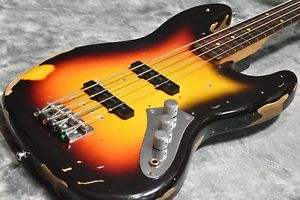 Fender Jaco Pastorius Relic Tribute Jazz Bass 3-Color Electric Bass Guitar