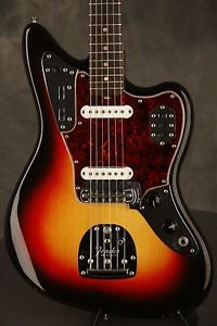 original 1964 pre-CBS Fender JAGUAR Sunburst single-line Klusons + CLAY DOTS