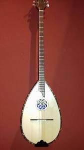 Traditional greek handmade tzouras (bouzouki family)