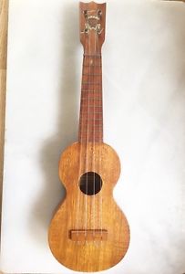 Anahu Flower of Hawaii 1900's Koa Ukulele Made by Kamaka's Apprentice