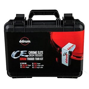 Ddrum CETOURPK - Confezione di 5 trigger per batteria, colore rosso/nero