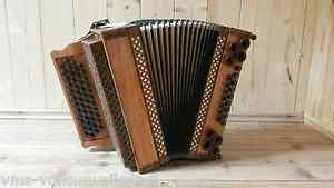 Steirische Harmonika Krainerland Modell "Apfelbaum" G C F B flach gestimmt