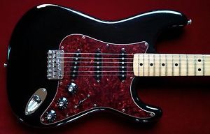 Fender American Standard 1976 Strat Hardtail/ Vintage  USA Black  w/OHSC