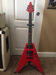Epiphone Jeff Waters Annihilation Flying V Rare  Guitar - Red 1st Generation