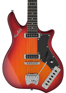 Hagstrom Retroscape Series Impala Electric Guitar  Cherry Sunburst IMP-CSB