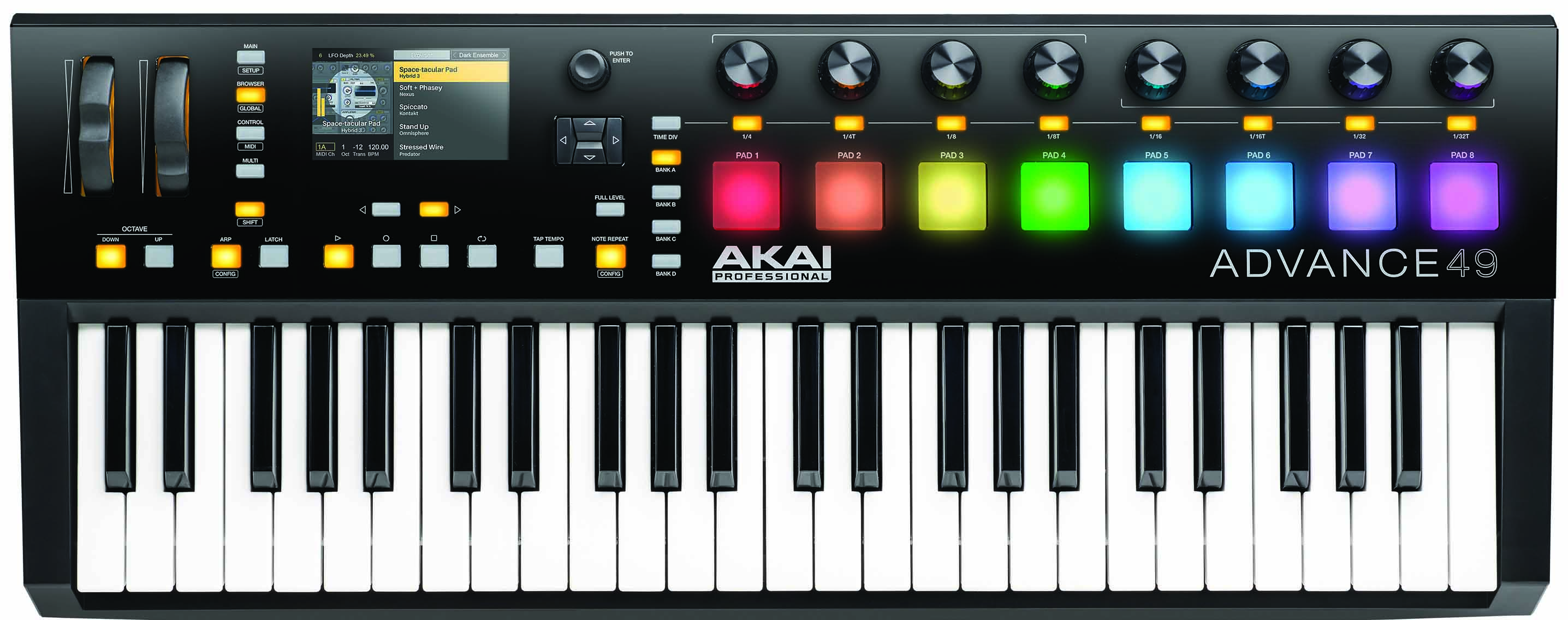 ADVANCE 49 AKAI TASTIERA CONTROLLER MIDI/USB 49 TASTI