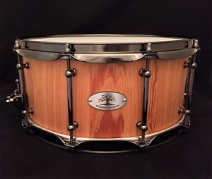 Woodland Percussion 5/8" Stave Shell 6.5x14 reclaimed Heart Pine snare drum New