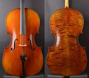 "Montagnana 1742" Copy Very wide body Best Model Cello,Sweet tone