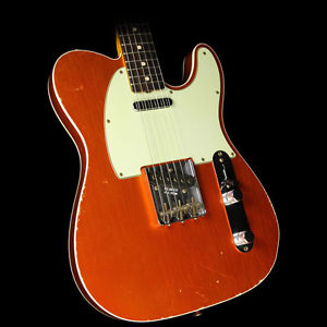 Used 2014 Fender Custom Shop '60 Custom Telecaster Relic Guitar Candy Tangerine