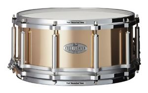 Pearl FTPB1465 14 x 6.5 Inches Free Floater Snare Drum - Phosphor Bronze