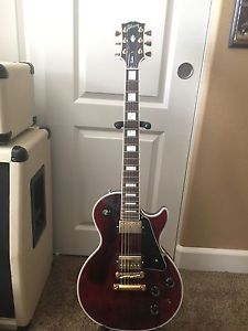 2014 Gibson Les Paul USA Custom Lite Sam Ash Special Wine Red With Original Case