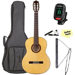 Cordoba F7 Acoustic Nylon String Flamenco Guitar Bundle