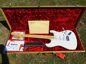 Fender American Vintage 1956 Stratocaster, 2115, See Thru Blond, Paperwork, Twee