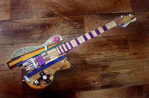ShonKy Firewood Special Electric Guitar. Playable Art! Oddball Unique