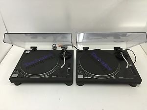 Technics SL1200 MK3 Black Pair In Outstanding Condition MK2 MK4 MK5 MK5G MK6