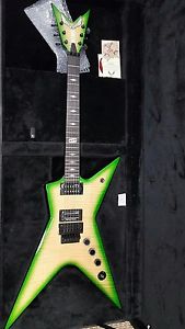 Dean Stealth Floyd rose Flame Maple Dime Slime