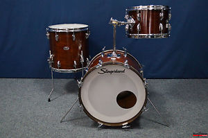 Slingerland 70er Vintage Bebop Shellset in "Mahogany"  -  18,12,14"