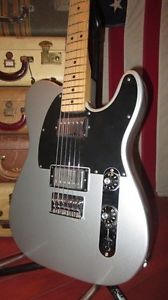Original 2006 Fender Blacktop Telecaster Silver Upgraded Sperzel Type Tuners